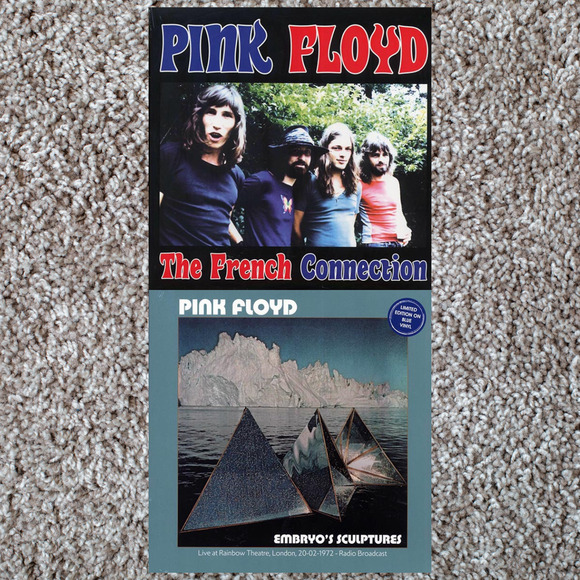Pink Floyd Vinyl Lot of 2 Embryo’s Sculptures Blue Vinyl & French Connection - Picture 1 of 6